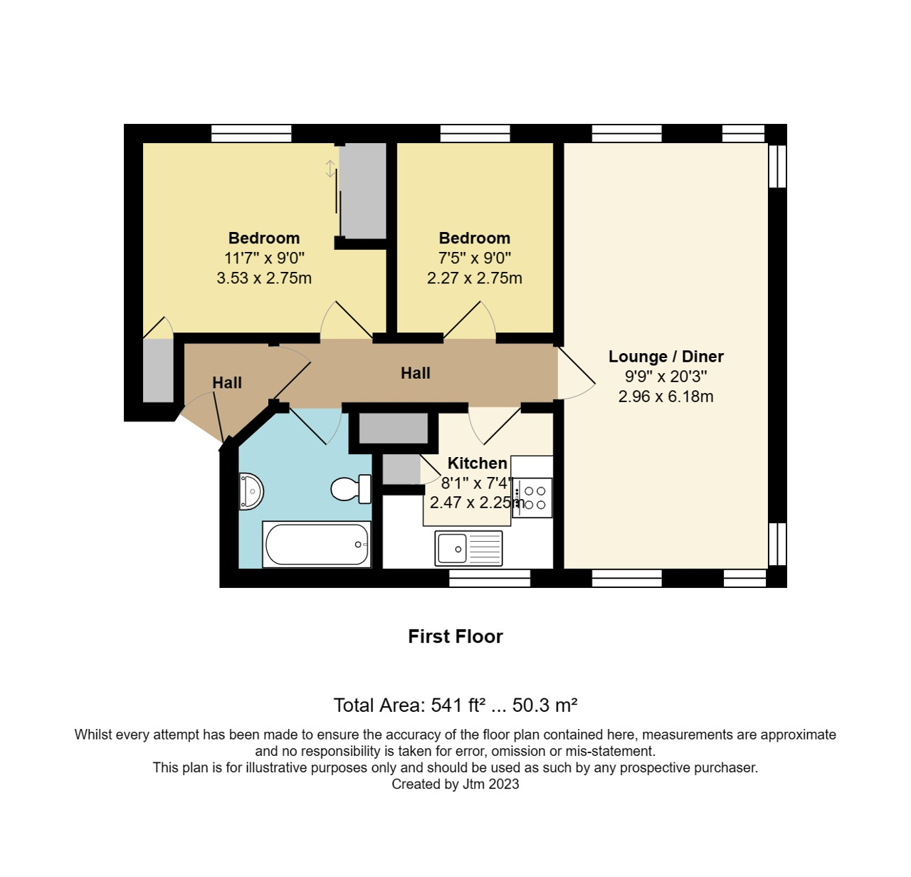 Floorplan of Regent Mews, 21 Victoria Drive, Bognor Regis, West Sussex, PO21 2LS