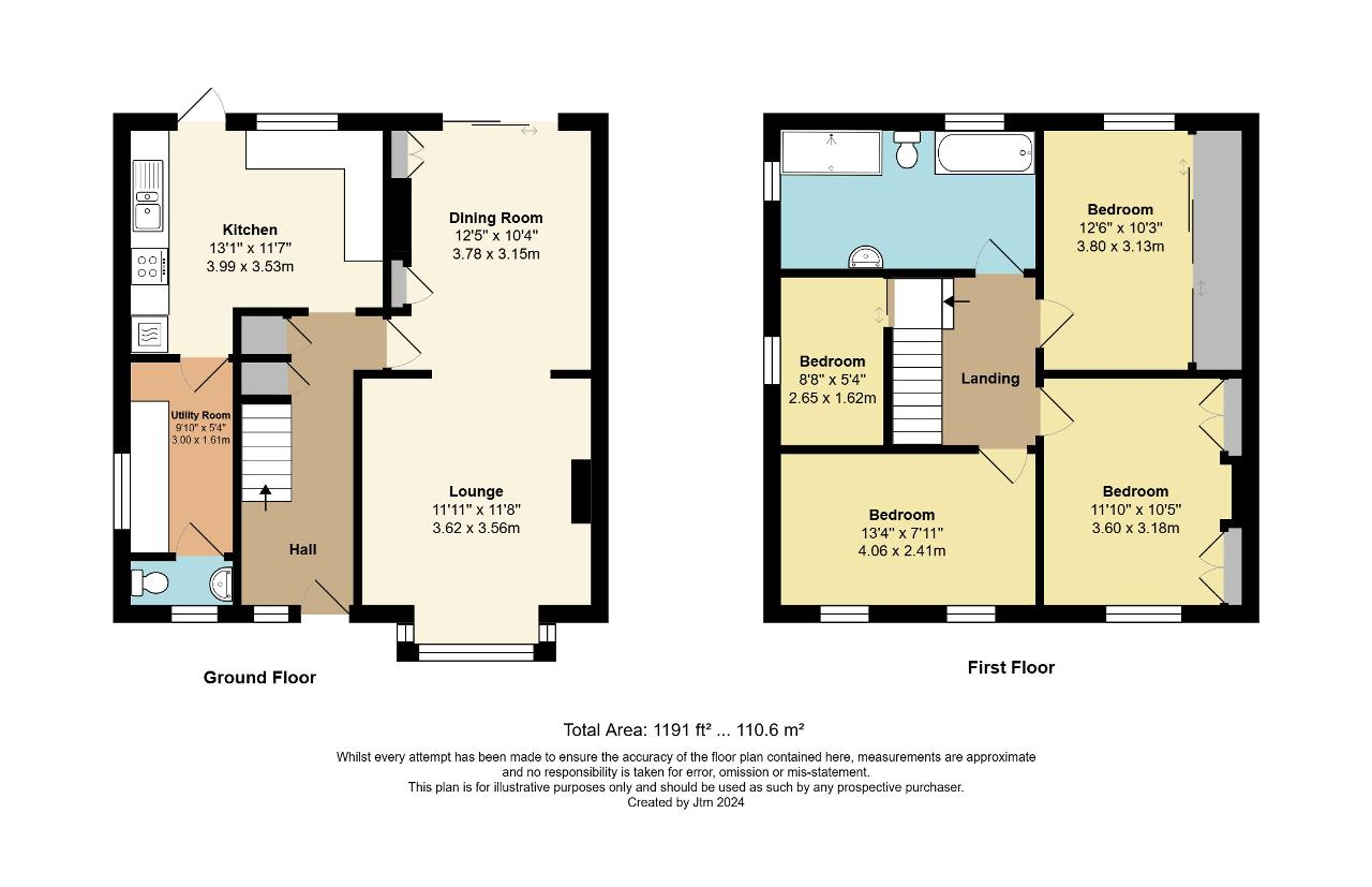 Floorplan of Hawthorn Road, Bognor Regis, West Sussex, PO21 2DD