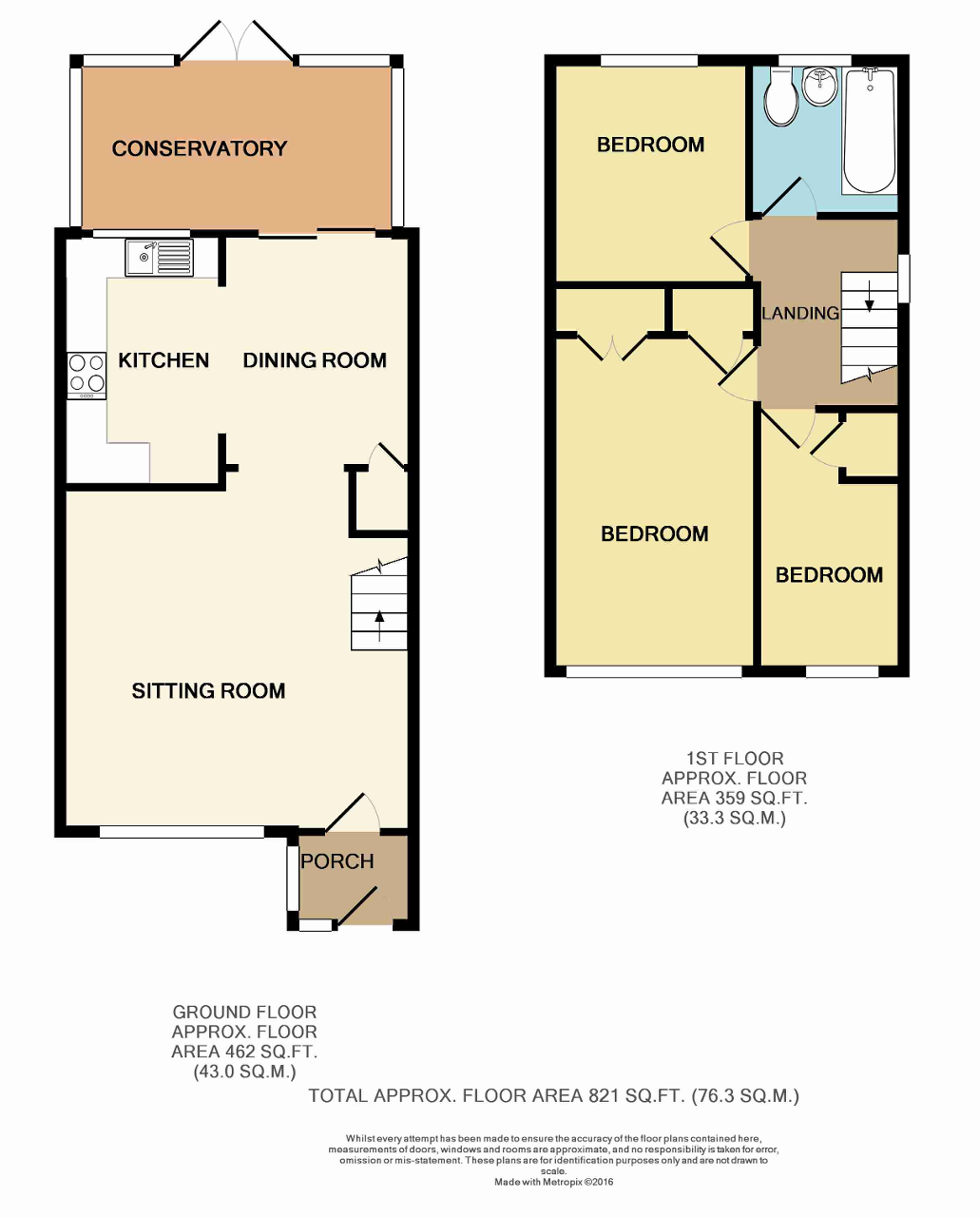 Floorplan of Moorhen Way, North Bersted, Bognor Regis, West Sussex, PO22 9DA