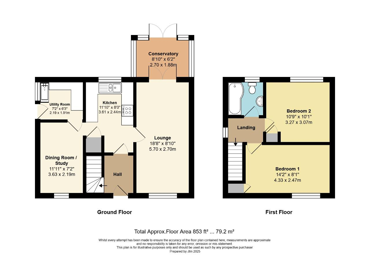 Floorplan of Canal Road, Yapton, Nr Arundel, West Sussex, BN18 0HA