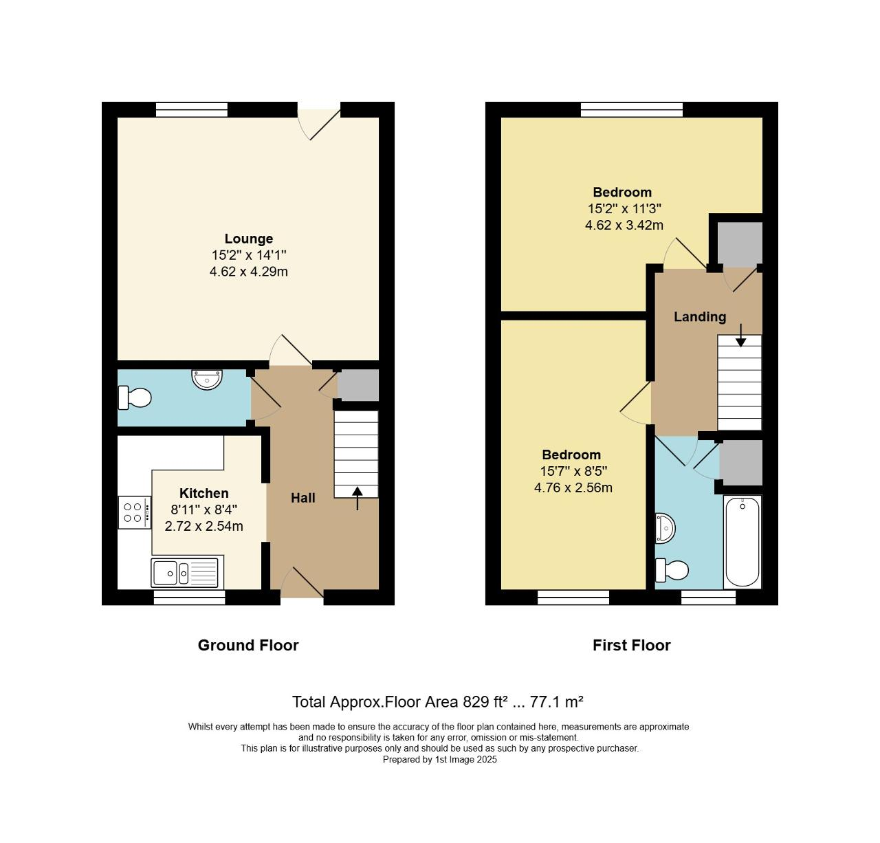 Floorplan of Farrow Drive, Barnham, Bognor Regis, West Sussex, PO22 0FN