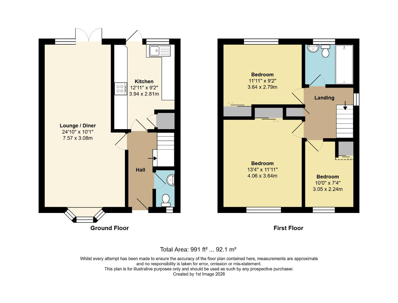 Floorplan of Ludlow Close, Aldwick, Bognor Regis, West Sussex, PO21 4PJ
